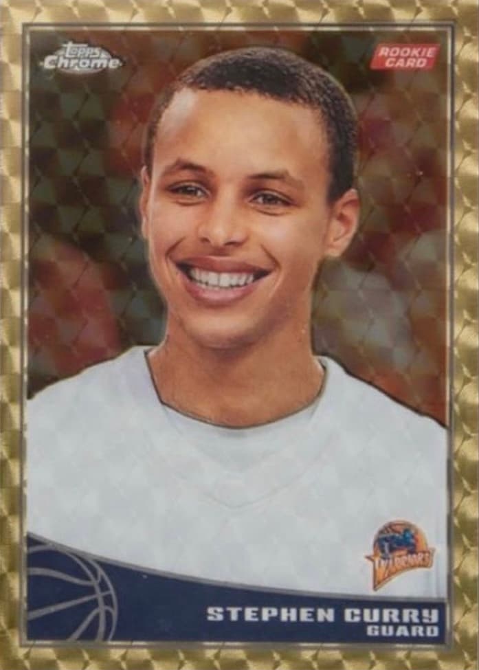 How Much Would Steph Curry’s Topps Chrome Superfractor Rookie Sell For?