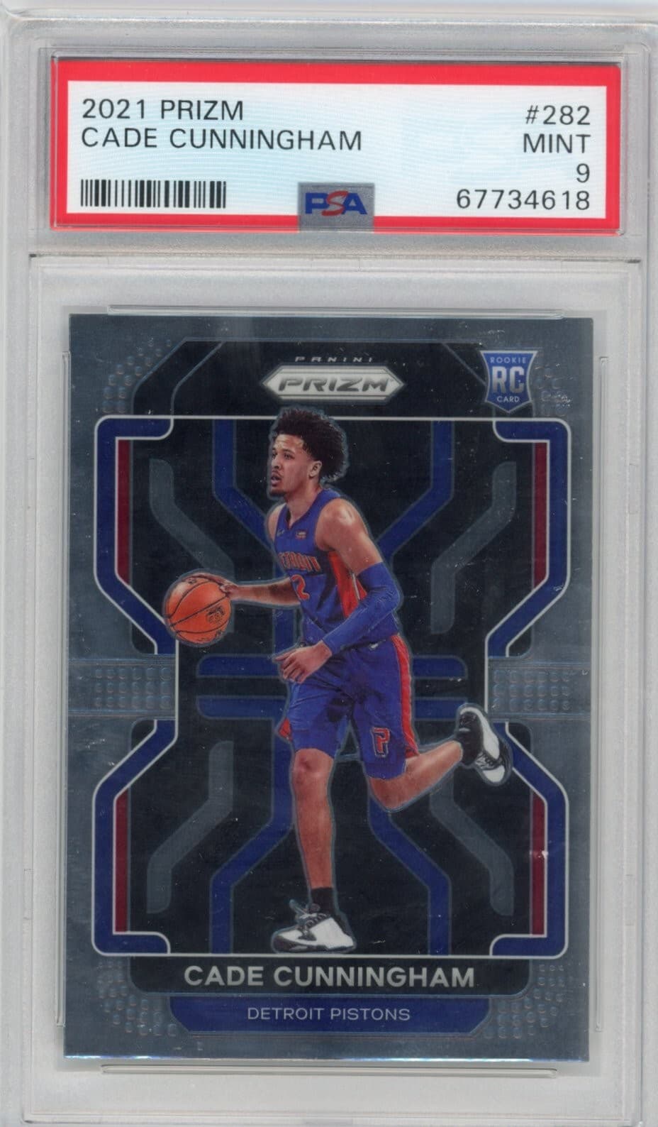 Cade Cunningham 2021-22 Panini Prizm Cade Cunningham Rookie #282 basketball card