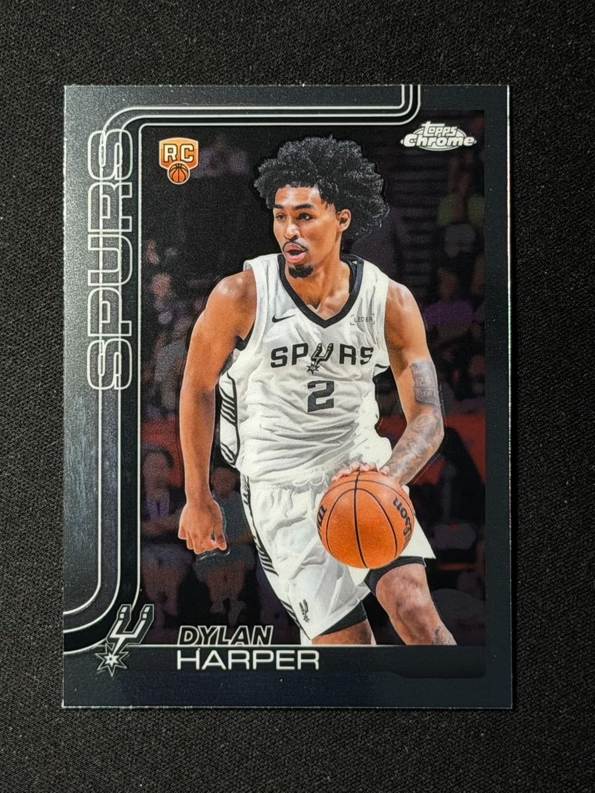 2025-26 Topps Chrome Dylan Harper Rookie #252 basketball card