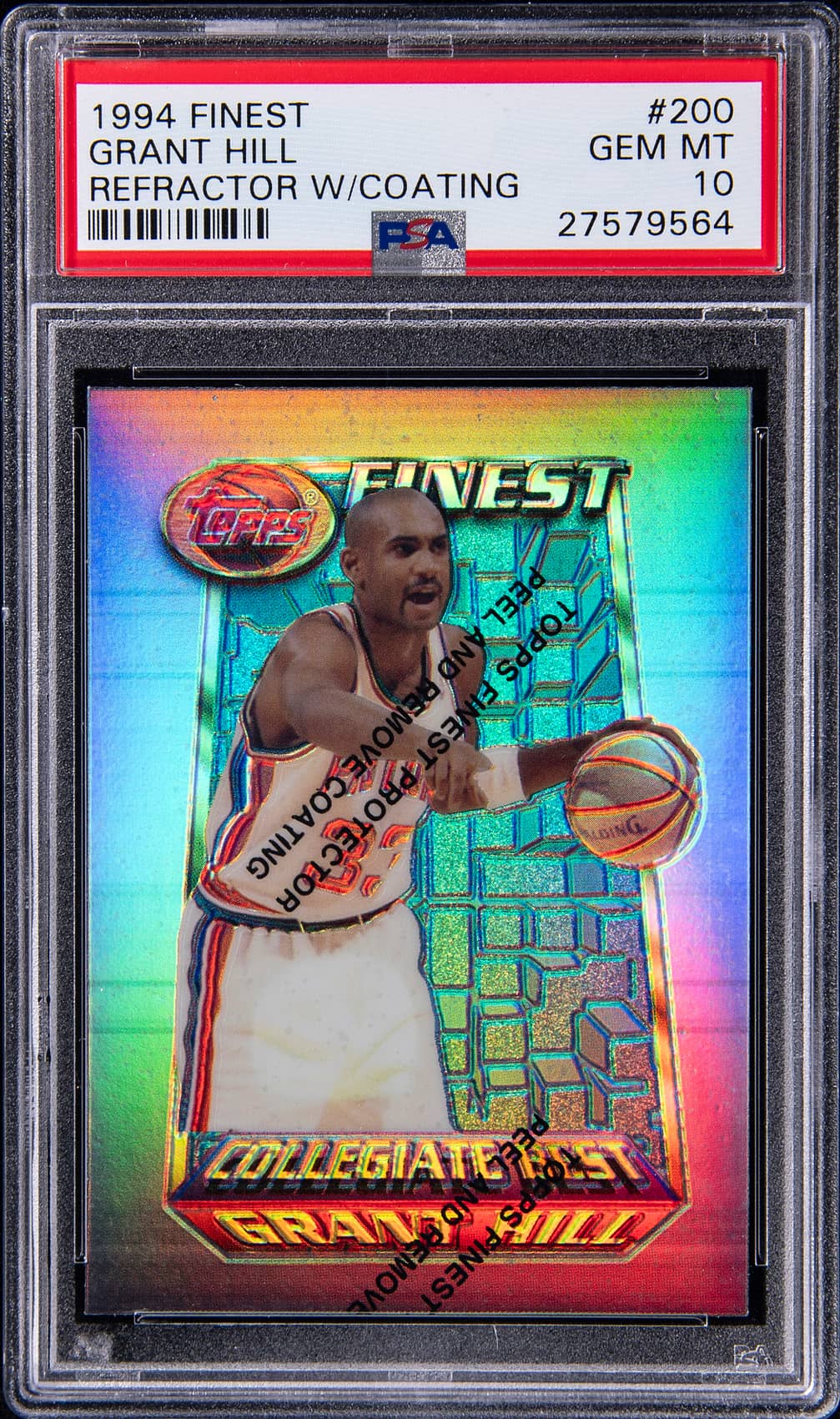 Grant Hill 1994-95 Finest Grant Hill Rookie basketball card