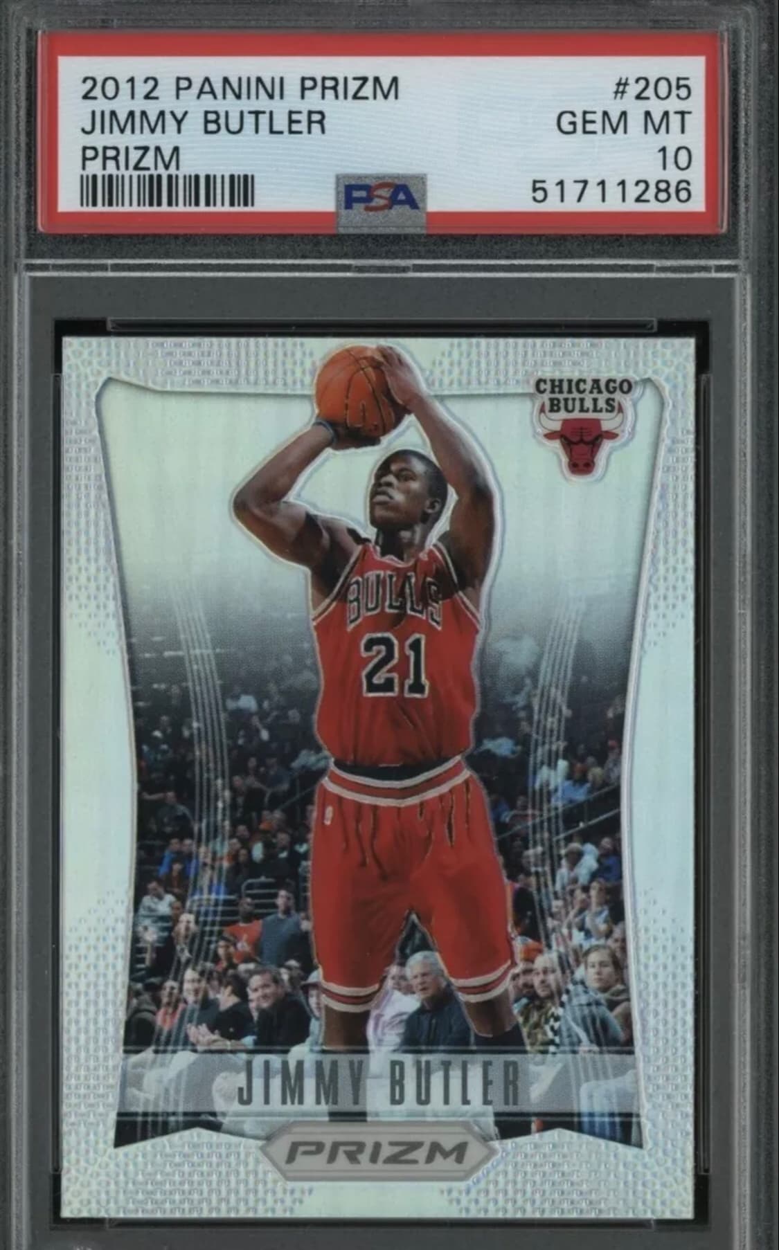 Jimmy Butler 2012-13 Panini Prizm Jimmy Butler Rookie #205 basketball card