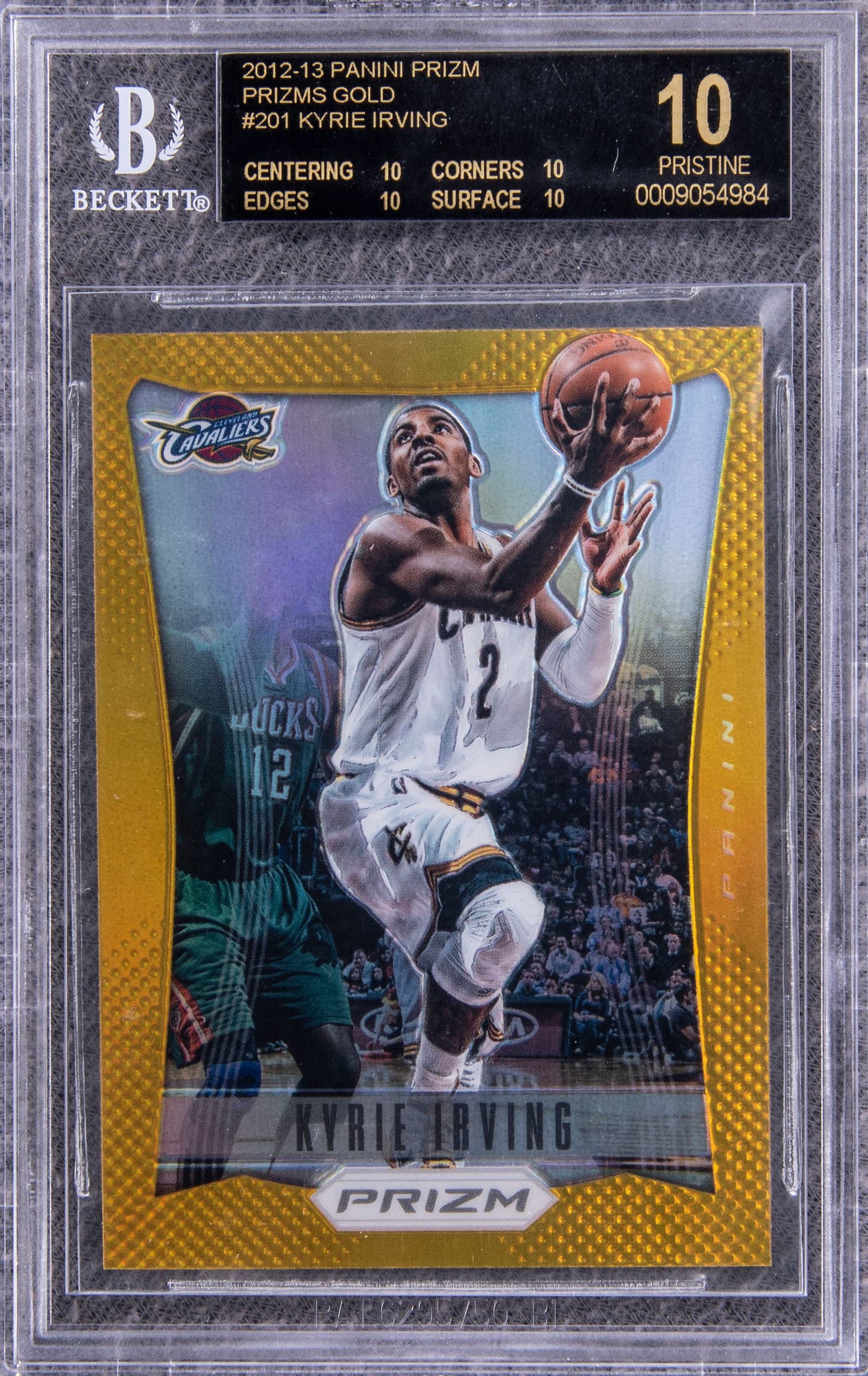 Kyrie Irving 2012-13 Panini Prizm Kyrie Irving Rookie #201 basketball card