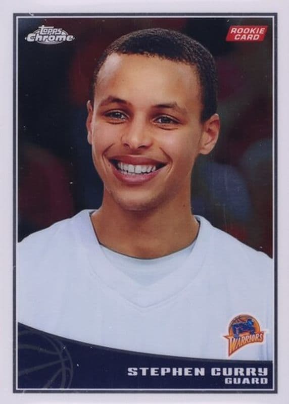Steph Curry 2009-10 Topps Chrome Stephen Curry Rookie #101 numbered to 999 basketball card