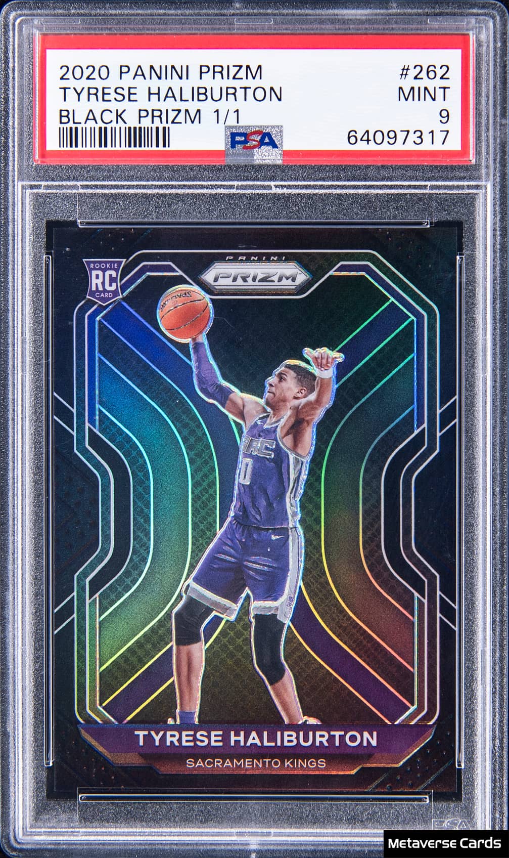 Tyrese Haliburton 2020-21 Panini Prizm Tyrese Haliburton Rookie basketball card
