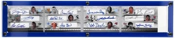 2011-12 Upper Deck Exquisite Collection The Exquisite 12 Autographs multi-signed 1/1 featuring John Havlicek
