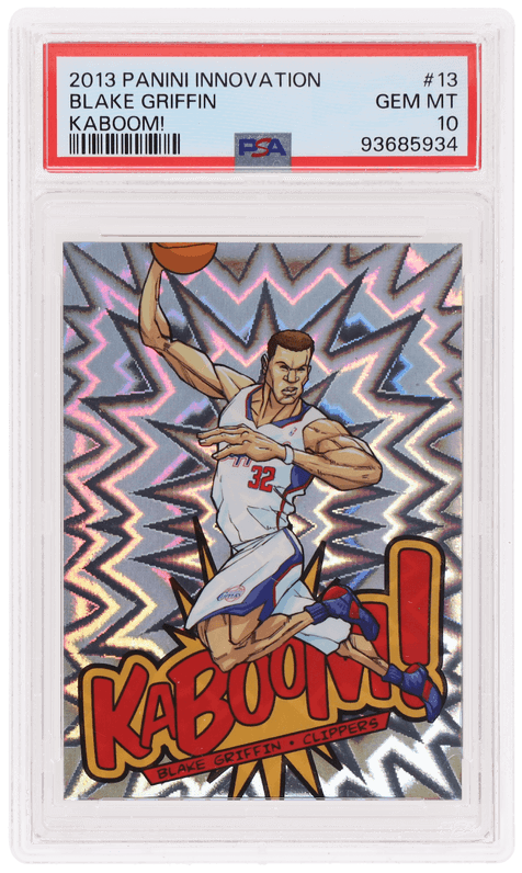 2013 Panini Innovation Kaboom! Blake Griffin #13 PSA 10, cert 93685934