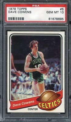 Dave Cowens 1979-80 TOPPS #5 DAVE COWENS PSA 10 CELTICS POP 9 HOF *DB218 card sale