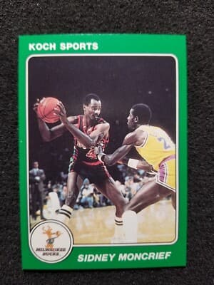 Sidney Moncrief 1985 ( 1984 ) Star Koch SIDNEY MONCRIEF card ( SAMPLE CARD ) RARE!! | eBay card sale