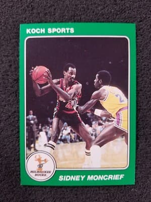Sidney Moncrief 1985 ( 1984 ) Star Koch SIDNEY MONCRIEF card ( SAMPLE CARD ) RARE!! card sale