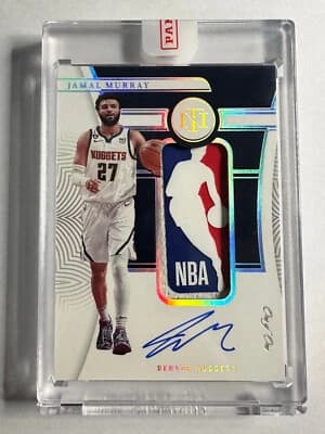 Jamal Murray 2022-23 NATIONAL TREASURES LOGOMAN AUTOGRAPHS JAMAL MURRAY AUTO 1/1 DENVER card sale