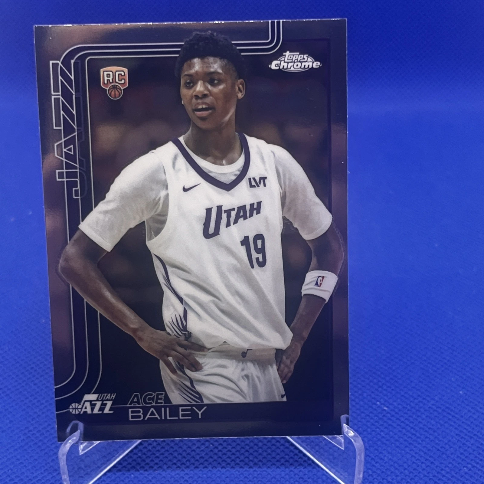 2025-26 Topps Chrome Ace Bailey Rookie #255 basketball card