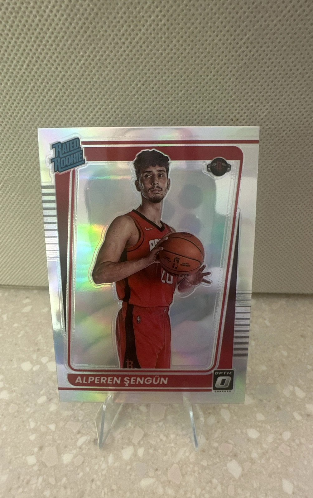 2021-22 Donruss Optic Holo Alperen Sengun Rated Rookie basketball card