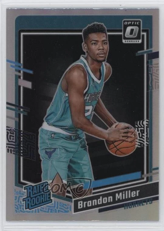 2023-24 Donruss Optic Holo Brandon Miller Rated Rookie #219 basketball card