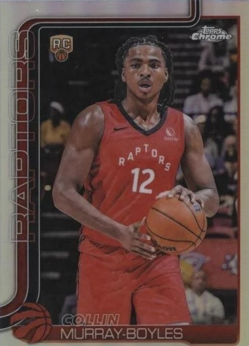 Collin Murray-Boyles 2025-26 Topps Chrome Refractor Rookie #259 basketball card