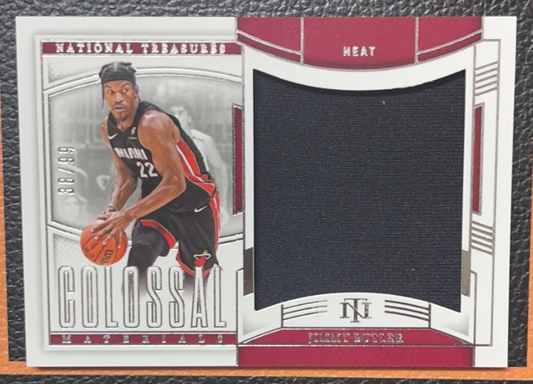 Jimmy Butler Jimmy Butler National Treasures Rookie Patch Autograph /99 basketball card