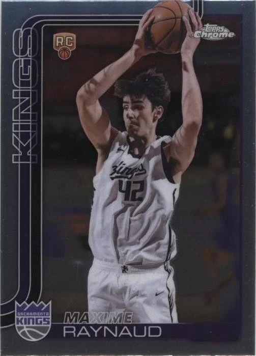 Maxime Raynaud 2025-26 Topps Chrome Rookie #293 basketball card