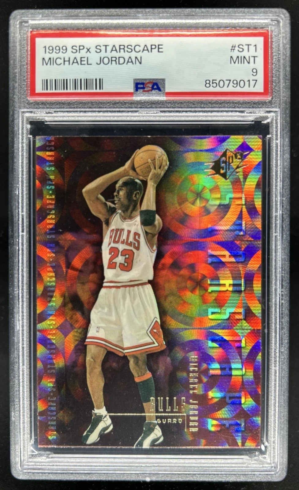 1999-00 SPx Starscape Michael Jordan #ST1 PSA 9 basketball card