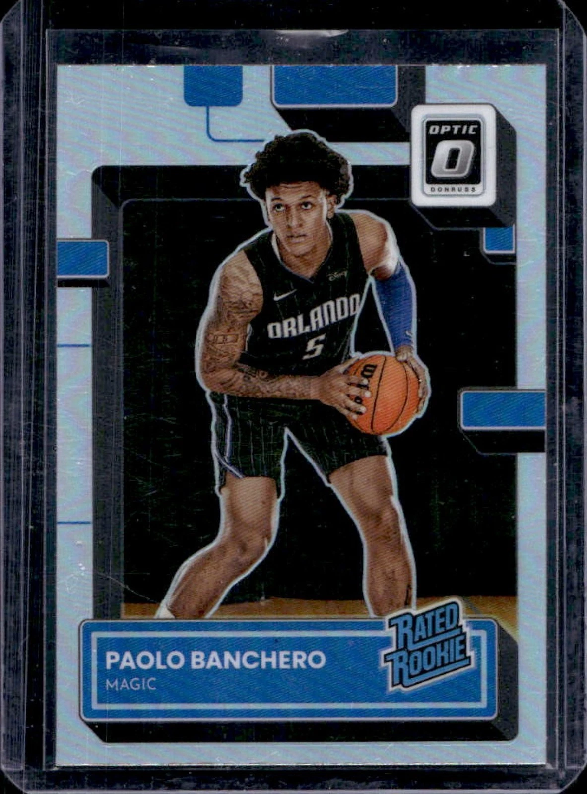 2022-23 Donruss Optic Holo Paolo Banchero Rated Rookie basketball card