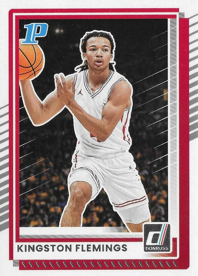 2025-26 Donruss Kingston Flemings First Prospect Card #123 basketball card